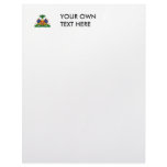 Haiti Coat of Arms Letterhead Template