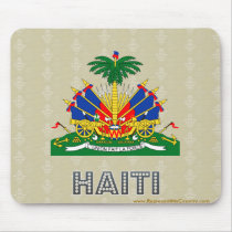 Haiti Coat of Arms Mousepad