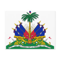 Haiti coat of arms postcards