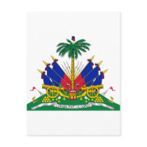 Haiti coat of arms postcards