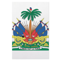 HAITI COAT OF ARMS PERSONALIZED STATIONERY