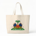 Haiti Coat of Arms Tote Bag by FlagTshirts Haiti Coat of Arms Tote Bag
