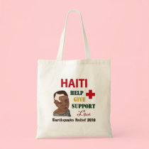 Haiti Earthquake Relief 2010 Boy Tote bags