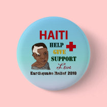 Haiti Earthquake Relief 2010 Button