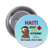 Haiti Earthquake Relief 2010 Button