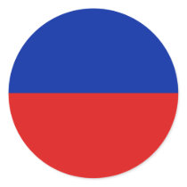 Haiti Fisheye Flag Sticker by FlagAndMap Haiti Fisheye Flag Sticker