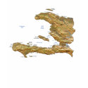 Haiti Flag and Map T-Shirt by FlagAndMap Haiti Flag and Map T-Shirt