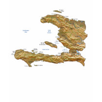 Haiti Flag and Map T-Shirt by FlagAndMap Haiti Flag and Map T-Shirt