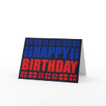 Haiti Flag Birthday Card