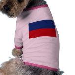 Haiti Flag Dog T Shirt