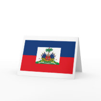 Haiti Flag Greeting Card