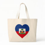 Haiti Flag Heart bags