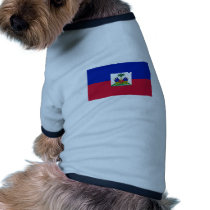 Haiti FLAG International Doggie Tshirt