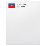 Haiti Flag Letterhead