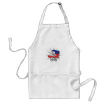 Haiti Flag Map 2.0 Aprons
