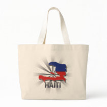 Haiti Flag Map 2.0 Canvas Bag