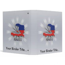 Haiti Flag Map 2.0 Binder