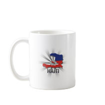 Haiti Flag Map 2.0 Coffee Mugs