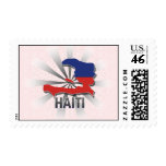 Haiti Flag Map 2.0 postage