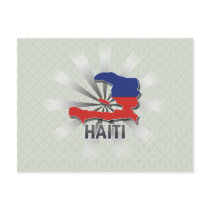 Haiti Flag Map 2.0 Post Cards