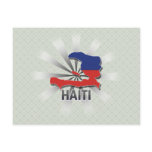 Haiti Flag Map 2.0 Post Cards
