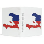 Haiti Flag Map full size binders