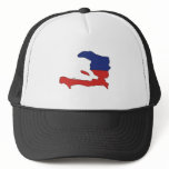 Haiti Flag Map full size hats