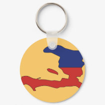 Haiti flag map keychains by FlagStore Haiti flag map keychains