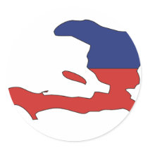 Haiti flag map stickers by FlagStore Haiti flag map stickers