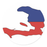 Haiti flag map stickers