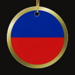 Haiti Flag Ornament by FlagAndMap Haiti Flag Ornament