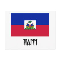 Haiti Flag postcards