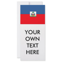 Haiti Flag rack cards