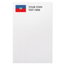 Haiti Flag stationery