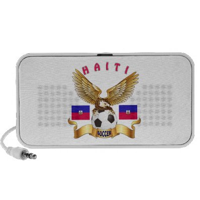 Haiti Football Designs Laptop Speakers