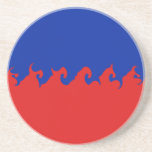 Haiti Gnarly Flag coasters by Flagnostic Haiti Gnarly Flag coasters