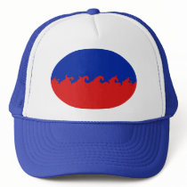 Haiti Gnarly Flag Hat by Flagnostic Haiti Gnarly Flag Hat