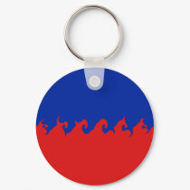 Haiti Gnarly Flag keychains