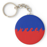 Haiti Gnarly Flag Keychains