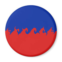 Haiti Gnarly Flag magnets by Flagnostic Haiti Gnarly Flag magnets