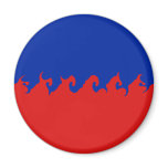 Haiti Gnarly Flag magnets