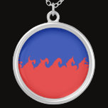 Haiti Gnarly Flag necklaces by Flagnostic Haiti Gnarly Flag necklaces