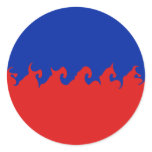Haiti Gnarly Flag stickers