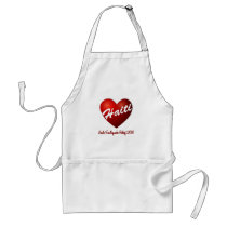 Haiti Heart Earthquake Relief Apron