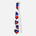 Haiti Heart Flag ties