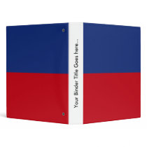 Haiti High quality Flag Vinyl Binders