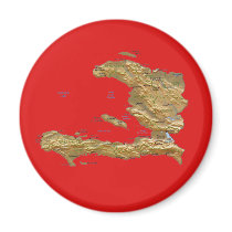 Haiti Map Magnet by FlagAndMap Haiti Map Magnet