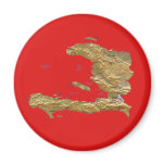 Haiti Map Magnet
