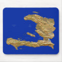 Haiti Map Mousepad