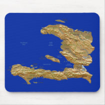 Haiti Map Mousepad by FlagAndMap Haiti Map Mousepad